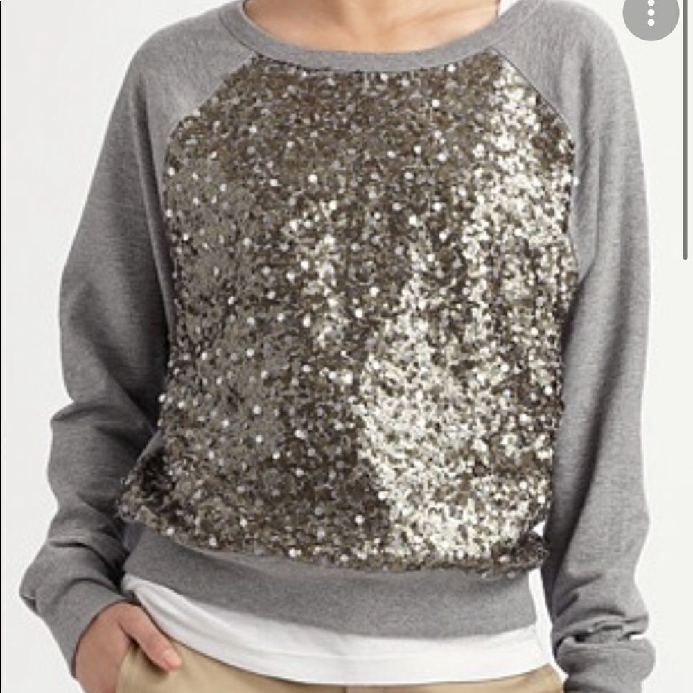 Vince sequin women’s sweatshirt . NWT. New. Size Xs.